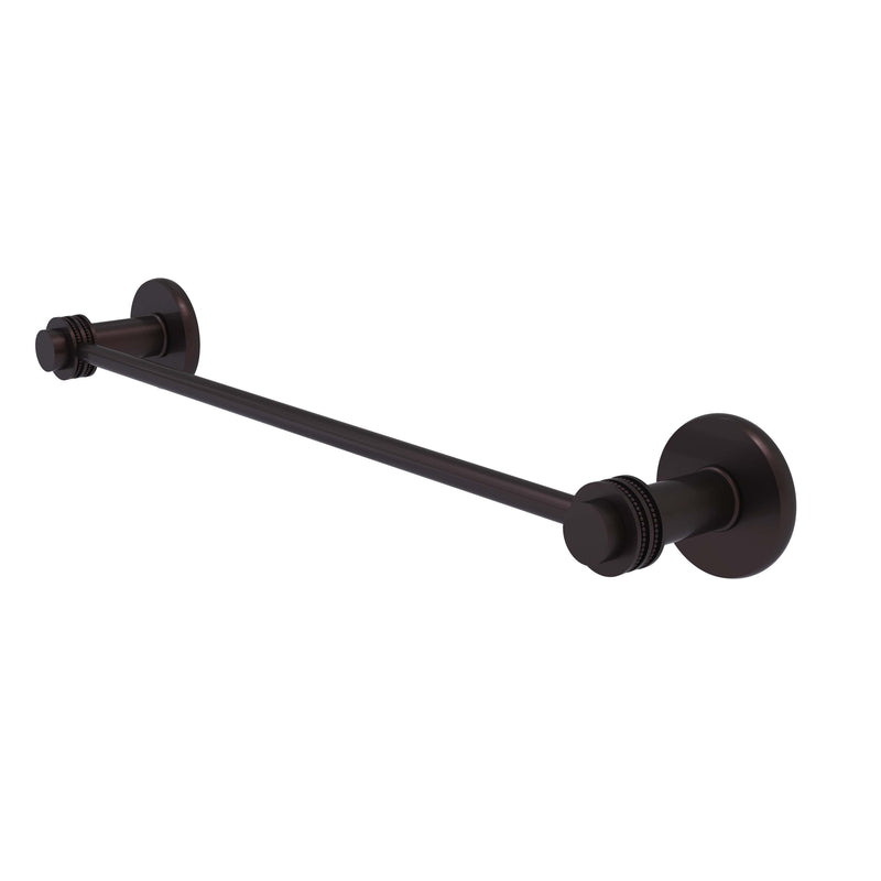 Allied Brass Mercury Collection 30 Inch Towel Bar with Dotted Accent 931D-30-ABZ