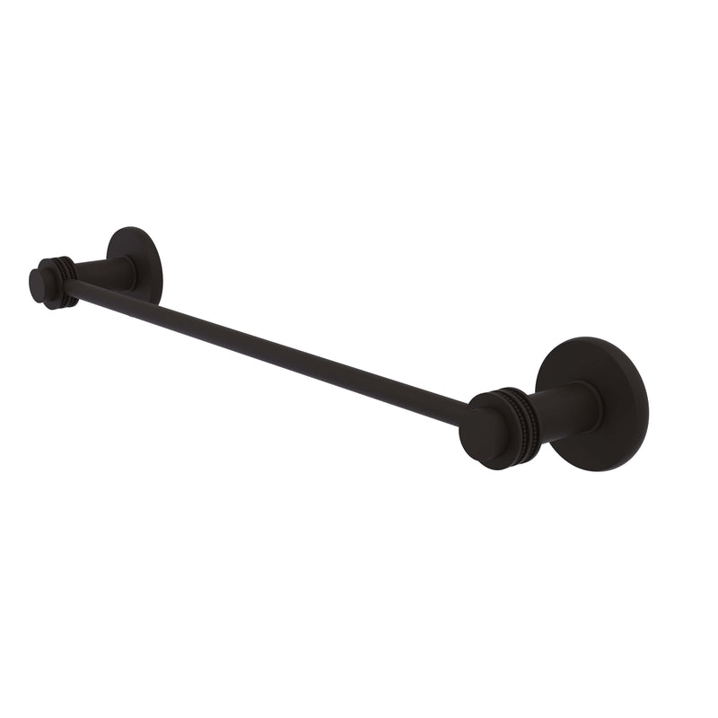 Allied Brass Mercury Collection 30 Inch Towel Bar with Dotted Accent 931D-30-ORB