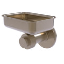 Allied Brass Mercury Collection Wall Mounted Soap Dish with Groovy Accents 932G-PEW