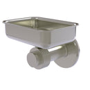 Allied Brass Mercury Collection Wall Mounted Soap Dish with Groovy Accents 932G-SN