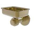 Allied Brass Mercury Collection Wall Mounted Soap Dish with Groovy Accents 932G-UNL