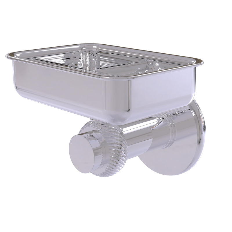 Allied Brass Mercury Collection Wall Mounted Soap Dish with Twisted Accents 932T-PC