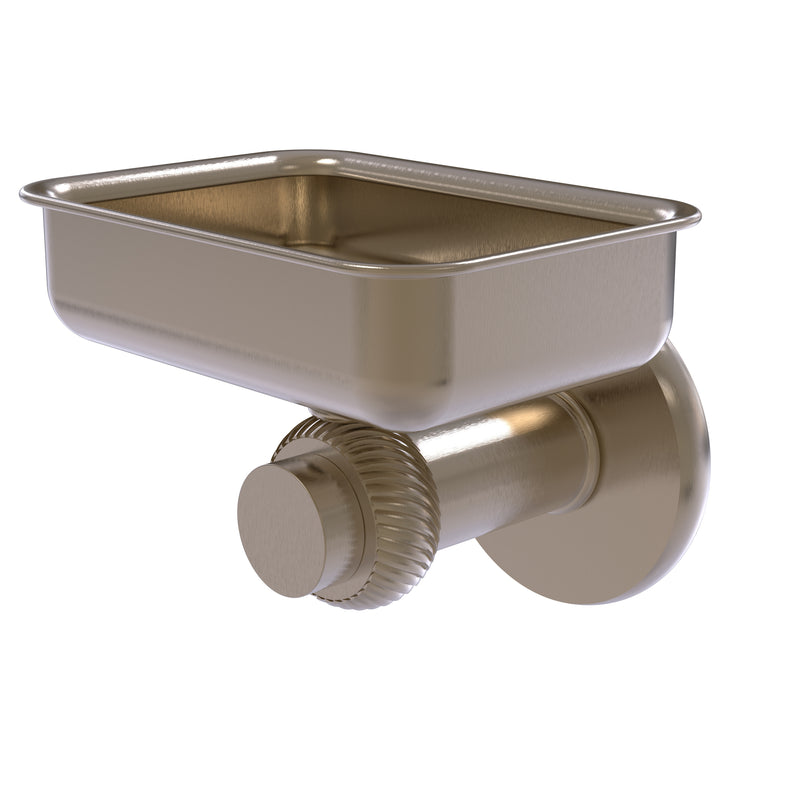 Allied Brass Mercury Collection Wall Mounted Soap Dish with Twisted Accents 932T-PEW