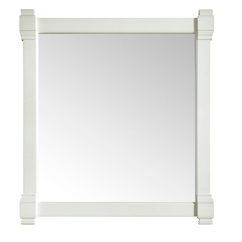 James Martin Brittany 48" Bright White Single Vanity with 3 cm Cala Blue Quartz Top 650-V48-BW-3CBL