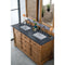 James Martin Savannah 60" Double Vanity Cabinet Driftwood with 3 cm Charcoal Soapstone Quartz Top 238-104-5611-3CSP