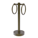 Allied Brass Vanity Top 2 Towel Ring Guest Towel Holder 953-ABR