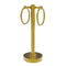 Allied Brass Vanity Top 2 Towel Ring Guest Towel Holder 953-PB