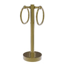 Allied Brass Vanity Top 2 Towel Ring Guest Towel Holder 953-UNL