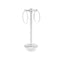 Allied Brass Vanity Top 2 Towel Ring Guest Towel Holder 953-WHM