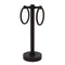 Allied Brass Vanity Top 2 Towel Ring Guest Towel Holder with Dotted Accents 953D-ORB
