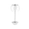 Allied Brass Vanity Top 2 Towel Ring Guest Towel Holder with Dotted Accents 953D-WHM