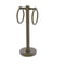 Allied Brass Vanity Top 2 Towel Ring Guest Towel Holder with Groovy Accents 953G-ABR