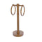 Allied Brass Vanity Top 2 Towel Ring Guest Towel Holder with Groovy Accents 953G-BBR
