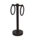 Allied Brass Vanity Top 2 Towel Ring Guest Towel Holder with Groovy Accents 953G-ORB