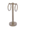 Allied Brass Vanity Top 2 Towel Ring Guest Towel Holder with Groovy Accents 953G-PEW