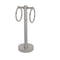 Allied Brass Vanity Top 2 Towel Ring Guest Towel Holder with Groovy Accents 953G-SN