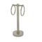 Allied Brass Vanity Top 2 Towel Ring Guest Towel Holder with Twisted Accents 953T-PNI
