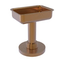 Allied Brass Vanity Top Soap Dish with Groovy Accents 956G-BBR