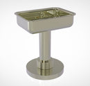 Allied Brass Vanity Top Soap Dish with Groovy Accents 956G-PNI