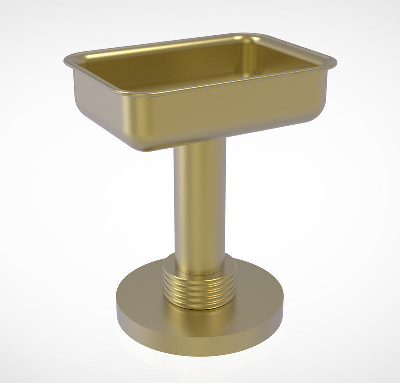 Allied Brass Vanity Top Soap Dish with Groovy Accents 956G-SBR