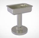 Allied Brass Vanity Top Soap Dish with Groovy Accents 956G-SN