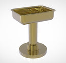 Allied Brass Vanity Top Soap Dish with Groovy Accents 956G-UNL
