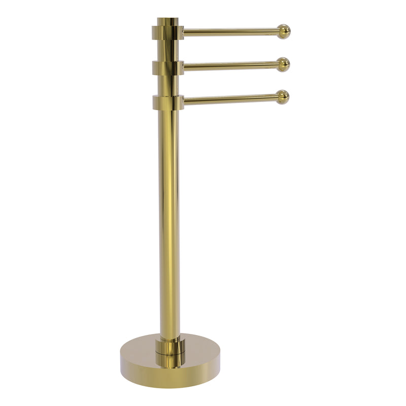 Allied Brass Vanity Top 3 Swing Arm Guest Towel Holder 973-UNL