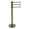 Allied Brass Vanity Top 3 Swing Arm Guest Towel Holder with Dotted Accents 973D-ABR