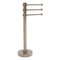 Allied Brass Vanity Top 3 Swing Arm Guest Towel Holder with Dotted Accents 973D-PEW