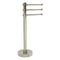 Allied Brass Vanity Top 3 Swing Arm Guest Towel Holder with Dotted Accents 973D-PNI