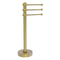 Allied Brass Vanity Top 3 Swing Arm Guest Towel Holder with Twisted Accents 973T-SBR