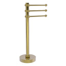 Allied Brass Vanity Top 3 Swing Arm Guest Towel Holder with Twisted Accents 973T-UNL