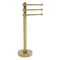 Allied Brass Vanity Top 3 Swing Arm Guest Towel Holder with Twisted Accents 973T-UNL