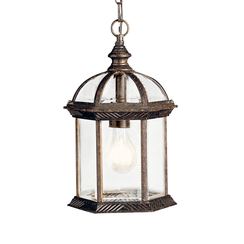 Kichler Barrie 1 Light Pendant with LED Bulb Tannery Bronze 9835TZL18