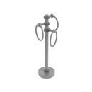 Allied Brass Vanity Top 3 Towel Ring Guest Towel Holder with Dotted Accents 983D-GYM