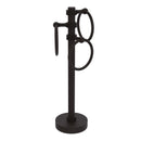 Allied Brass Vanity Top 3 Towel Ring Guest Towel Holder with Dotted Accents 983D-ORB