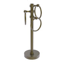 Allied Brass Vanity Top 3 Towel Ring Guest Towel Holder with Groovy Accents 983G-ABR