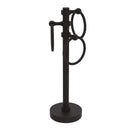 Allied Brass Vanity Top 3 Towel Ring Guest Towel Holder with Groovy Accents 983G-ORB