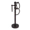Allied Brass Vanity Top 3 Towel Ring Guest Towel Holder with Groovy Accents 983G-VB