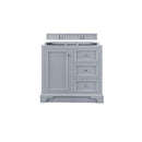 James Martin De Soto 36" Single Vanity Silver Gray 825-V36-SL