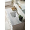 James Martin Bristol 48" Single Vanity Bright White with 3 cm Arctic Fall Solid Surface Top 157-V48-BW-3AF