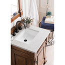 James Martin Brookfield 26" Country Oak Single Vanity with 3 cm Eternal Jasmine Pearl Quartz Top 147-114-V26-COK-3EJP