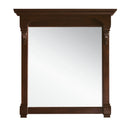 James Martin Brookfield 26" Burnished Mahogany Single Vanity with 3 cm Eternal Serena Quartz Top 147-114-V26-BNM-3ESR