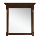 James Martin Brookfield 48" Burnished Mahogany Single Vanity with 3 cm Arctic Fall Solid Surface Top 147-114-5266-3AF