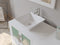 Cambridge Plumbing 71" Solid Wood Vanity Porcelain Counter Top Vessel Sinks CR Faucets