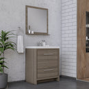 Alya Bath Sortino 30" Modern Bathroom Vanity Gray AB-MD630-G