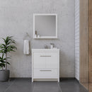 Alya Bath Sortino 30" Modern Bathroom Vanity White AB-MD630-W