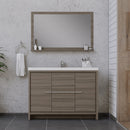 Alya Bath Sortino 48" Modern Bathroom Vanity Gray AB-MD648-G