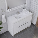 Alya Bath Sortino 48" Modern Bathroom Vanity White AB-MD648-W