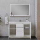 Alya Bath Sortino 48" Modern Bathroom Vanity White AB-MD648-W